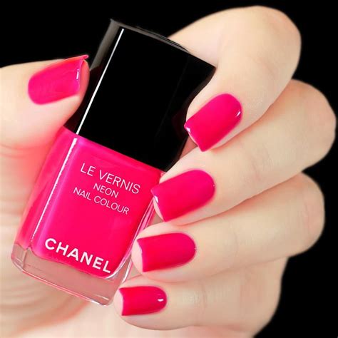 chanel neon wave nail|Chanel nail polish.